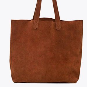 Like new - Nisolo Suede Lori Tote in Nutmeg